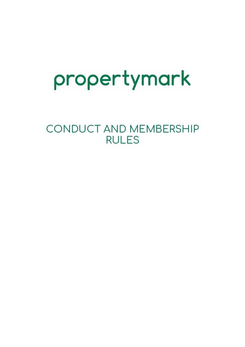 The Propertymark Conduct And Memberdship Rules thumbnail